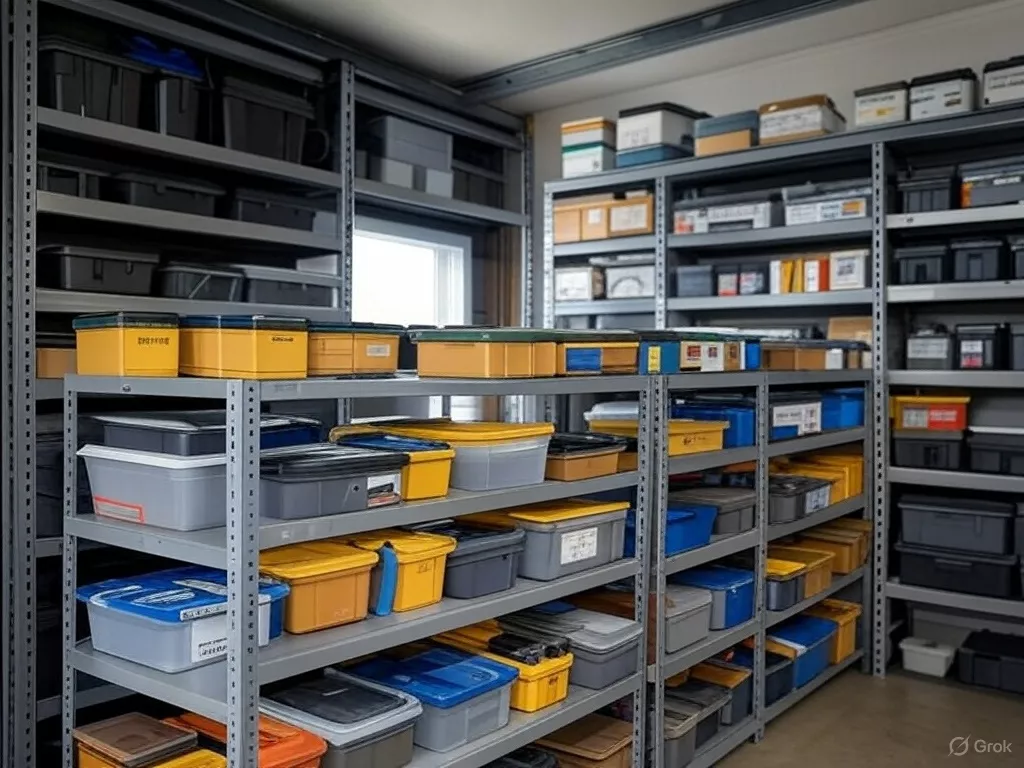 Düzenli Olun: Dayanıklı Depolama Rafları ile